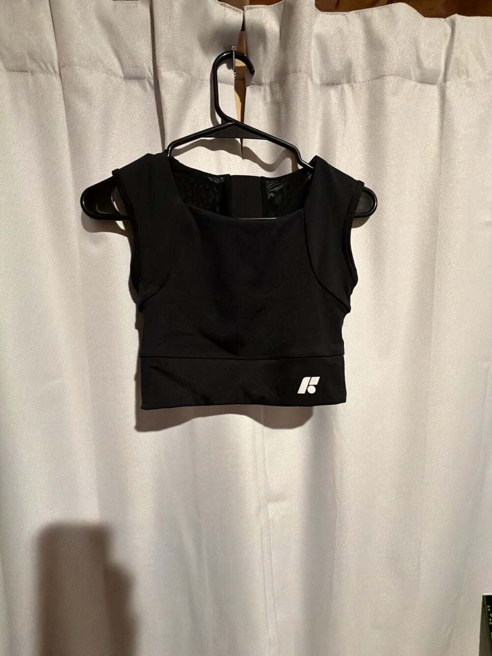 Forme Women's Revive Bra Posture Correcting Athletic Tank Crop Top Black Size M